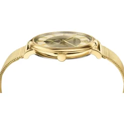 Heren Versace Herenhorloge V-Circle Manifesto Editie Zwitsers Kwarts Roestvrij Staal VBQ070017