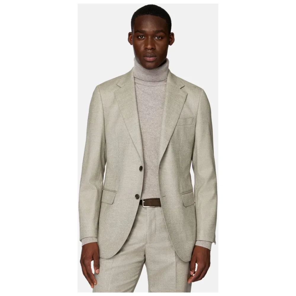 Heren Boggi Milano Herenkostuum in keper van zuivere wol