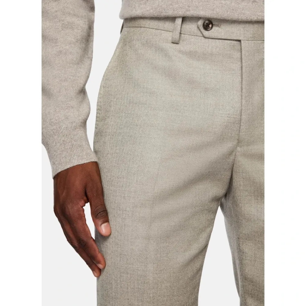 Heren Boggi Milano Herenkostuum in keper van zuivere wol