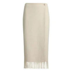 DAMES Ralph Lauren Herringbone Wrap-Around Midi Rok