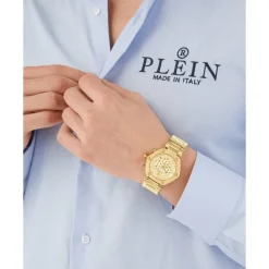 Heren Philipp Plein Horloges^Hexagon Chrono Gouden Horloge