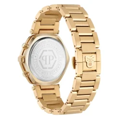 Heren Philipp Plein Horloges^Hexagon Chrono Gouden Horloge