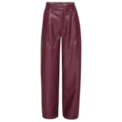 DAMES ROTATE Birger Christensen Hoge Taille Piping Broek met Achter Spoor Detail