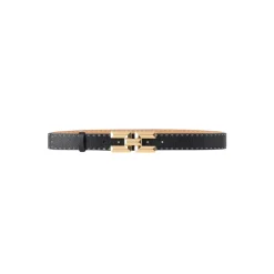 DAMES Elisabetta Franchi Riemen^Hoge Taille Riem met Gouden Logo Gesp