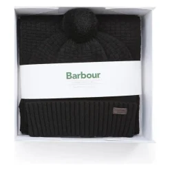 Barbour Honeycomb Gebreide Beanie & Sjaal Set