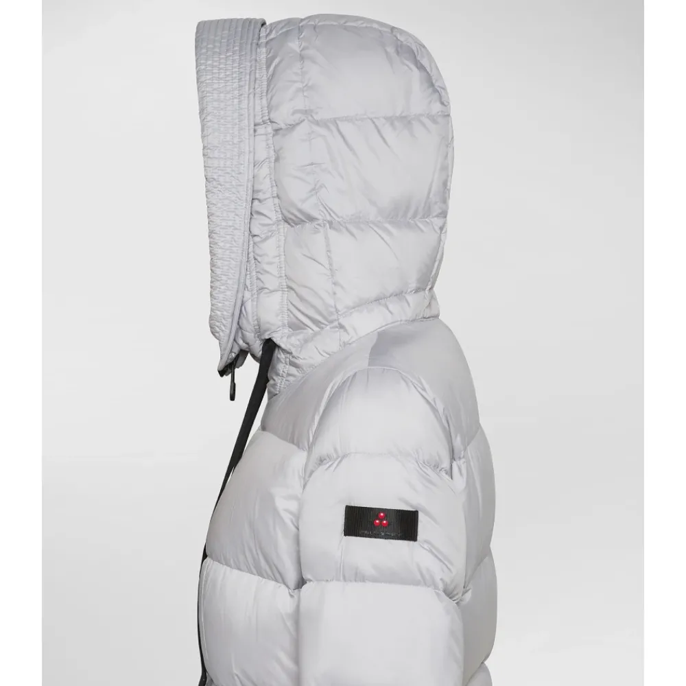 DAMES Peuterey Trenchcoats & Mantels^Hooded Lange Pufferjas