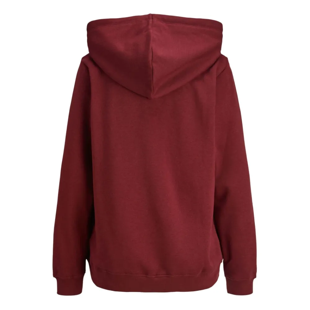 DAMES Jack & Jones Hoodie Cabernet/Port Royale