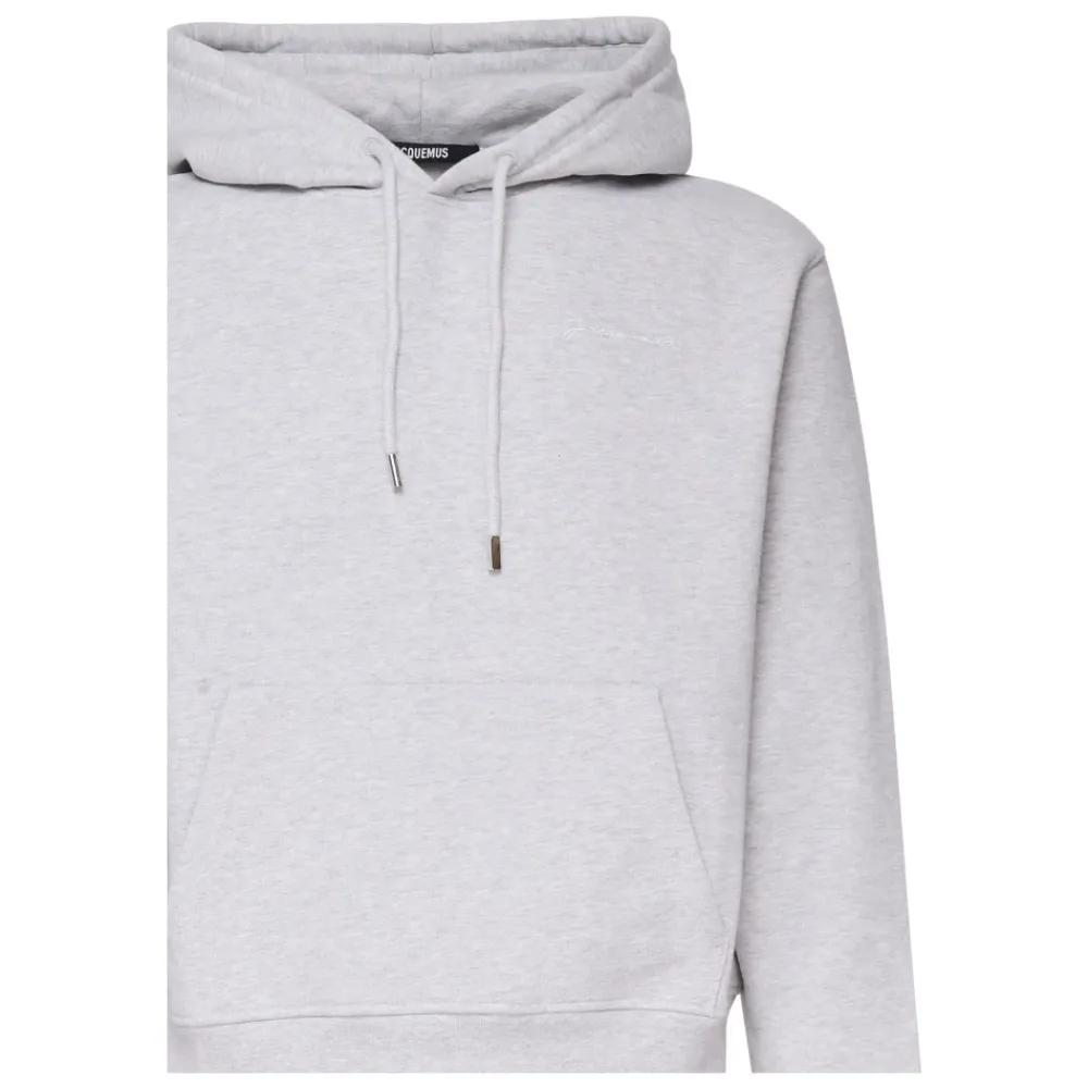 Heren Jacquemus Hoodie met Geborduurd Logo