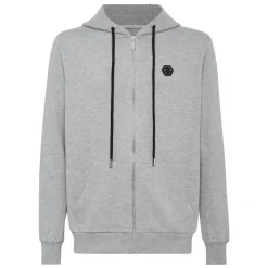 Heren Philipp Plein Hoodie Sweatjacket Full Zip