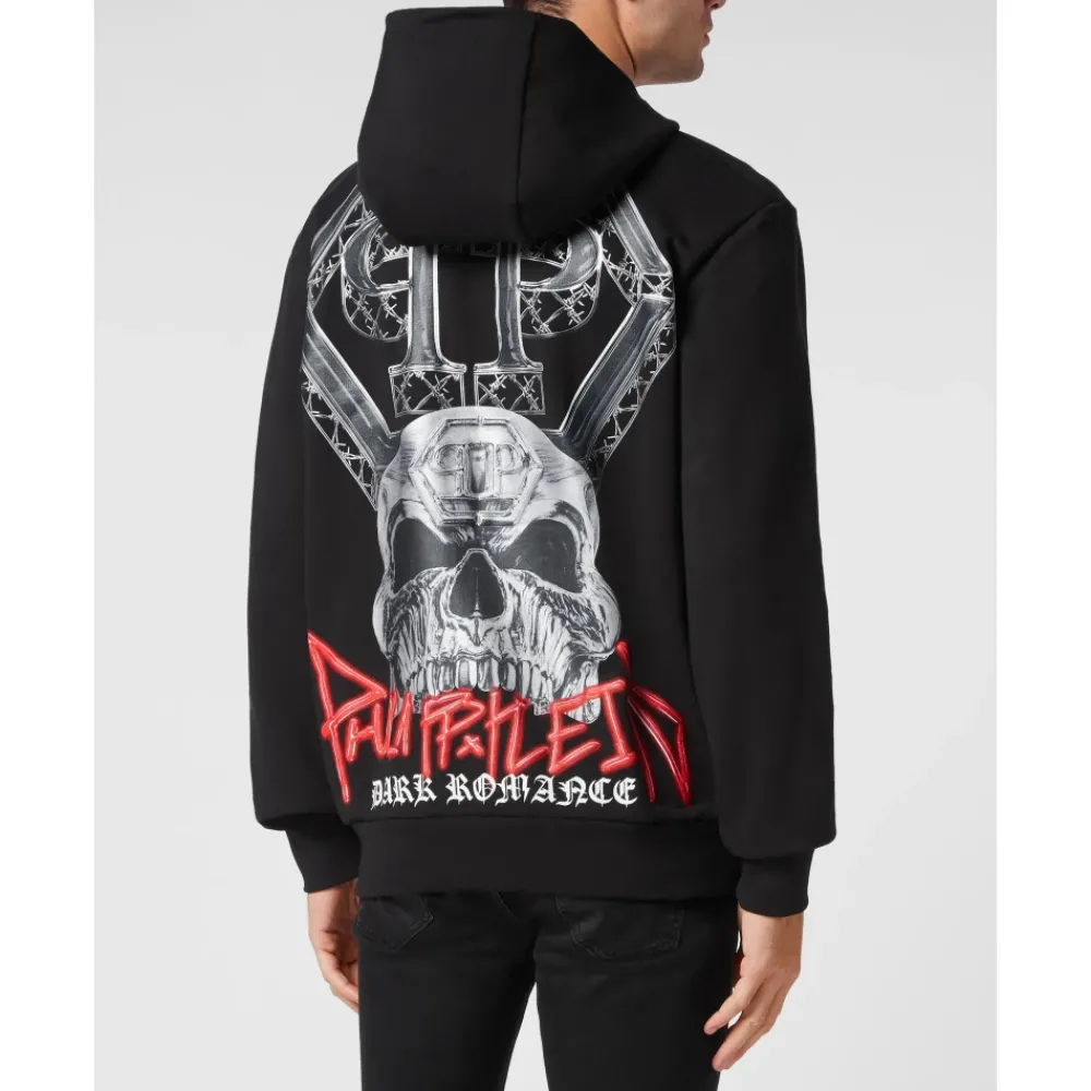 Heren Philipp Plein Truien & Vesten^Hoodie Sweatshirt Dark Romance