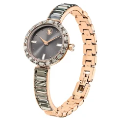 DAMES Swarovski Horloges|Horloges^Horloge Unisex Matrix Armband 25 mm Roségoud & Grijs 5679887