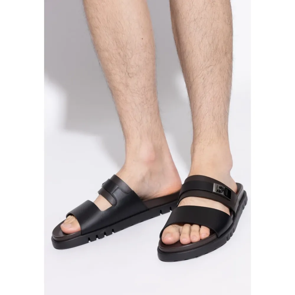 Heren Ferragamo Slippers^Hug Buckle Sandal