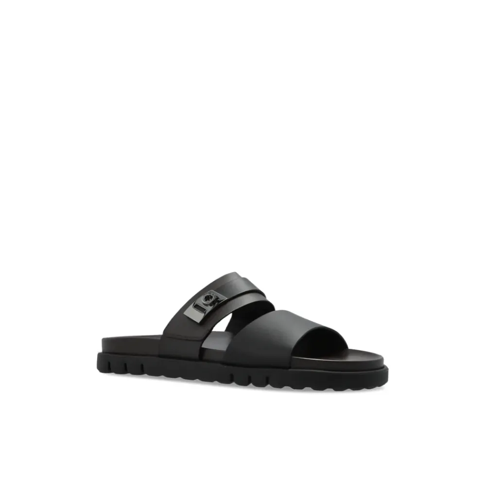 Heren Ferragamo Slippers^Hug Buckle Sandal