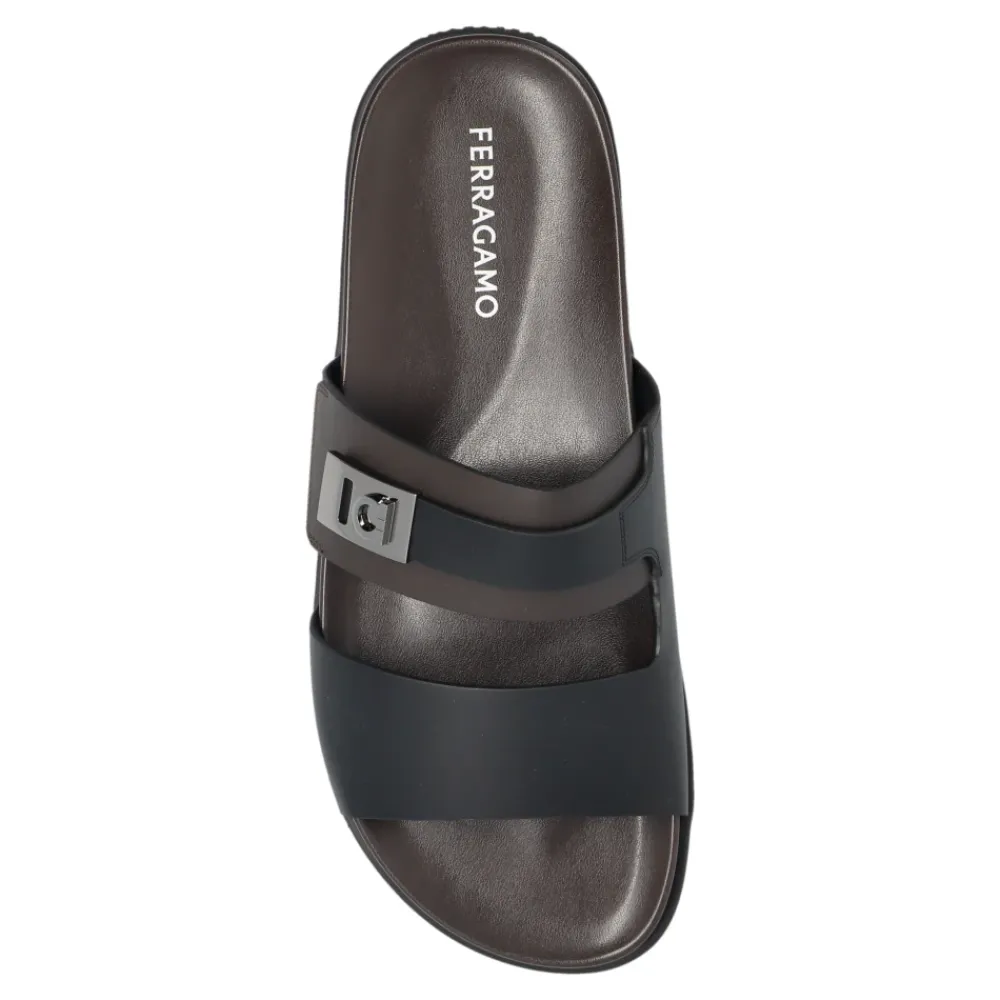 Heren Ferragamo Slippers^Hug Buckle Sandal