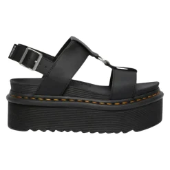 DAMES Dr. Martens Sleehakken^Hydro Leren Clip Sandaal