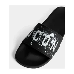 Heren Dsquared2 Icon Splash Sandaal Ergonomisch Voetbed