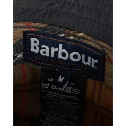 DAMES Barbour Hoeden|Hoeden^Iconische emmerhoed van gewaxt katoen