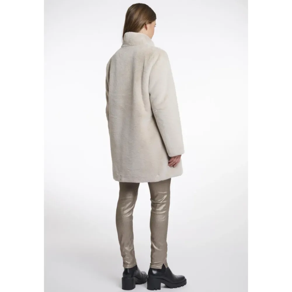 DAMES Rino&Pelle Imitatiebont Enkelrijige Jas Nonna