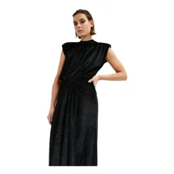 DAMES Essentiel Antwerp Inche Velvet Jersey Dress