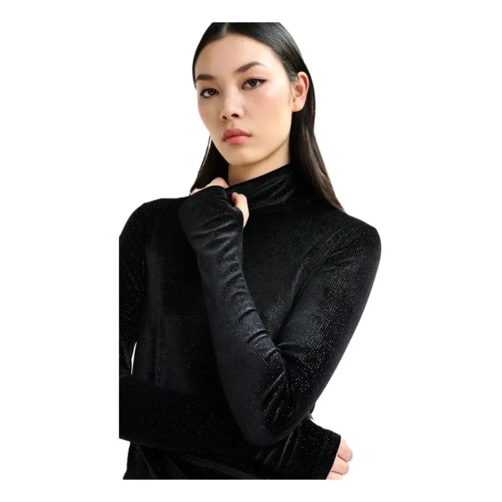 DAMES Essentiel Antwerp Shirts^Indienne Velvet Jersey Top