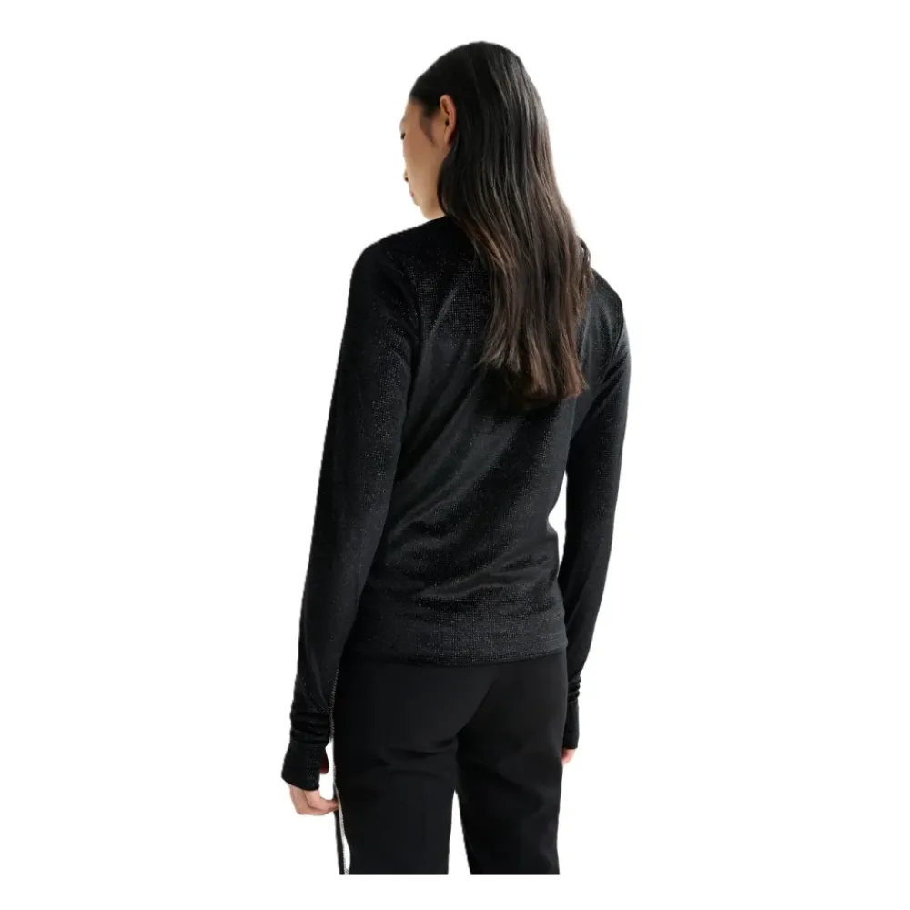 DAMES Essentiel Antwerp Shirts^Indienne Velvet Jersey Top