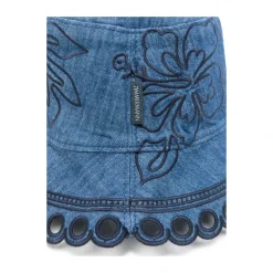 DAMES Zimmermann Hoeden^Indigo e Platte Hoed