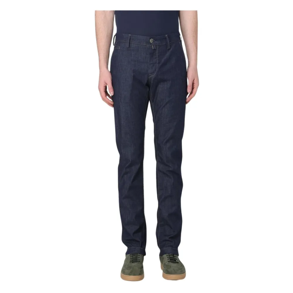 Heren Jacob Cohën Jeans^Indigo Denim Jeans
