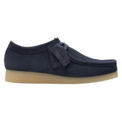 Heren Clarks Nette Schoenen^Ink Suede Wallabee Schoen