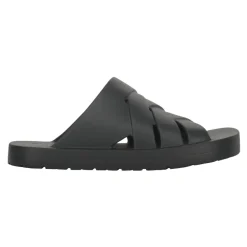 Heren Bottega Veneta Intrecciato Rubber Slides