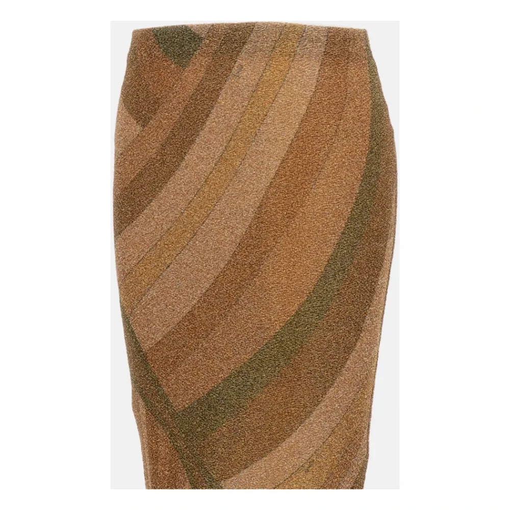 DAMES Pucci Rokken^Iride Jersey Lamé Midi-rok