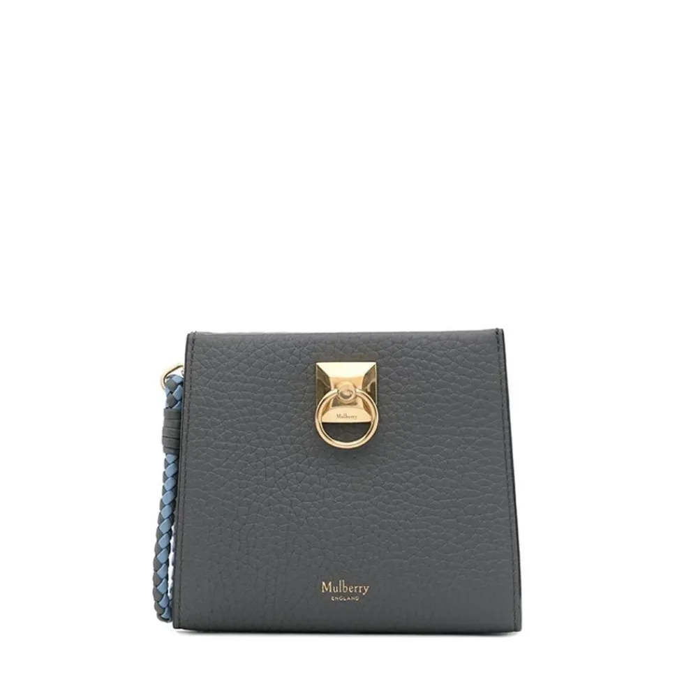 DAMES Mulberry Iris Coin Zip Around Clutch