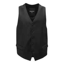 Heren Patrizia Pepe Kostuums^Italiaans Wollen Blend Gilet