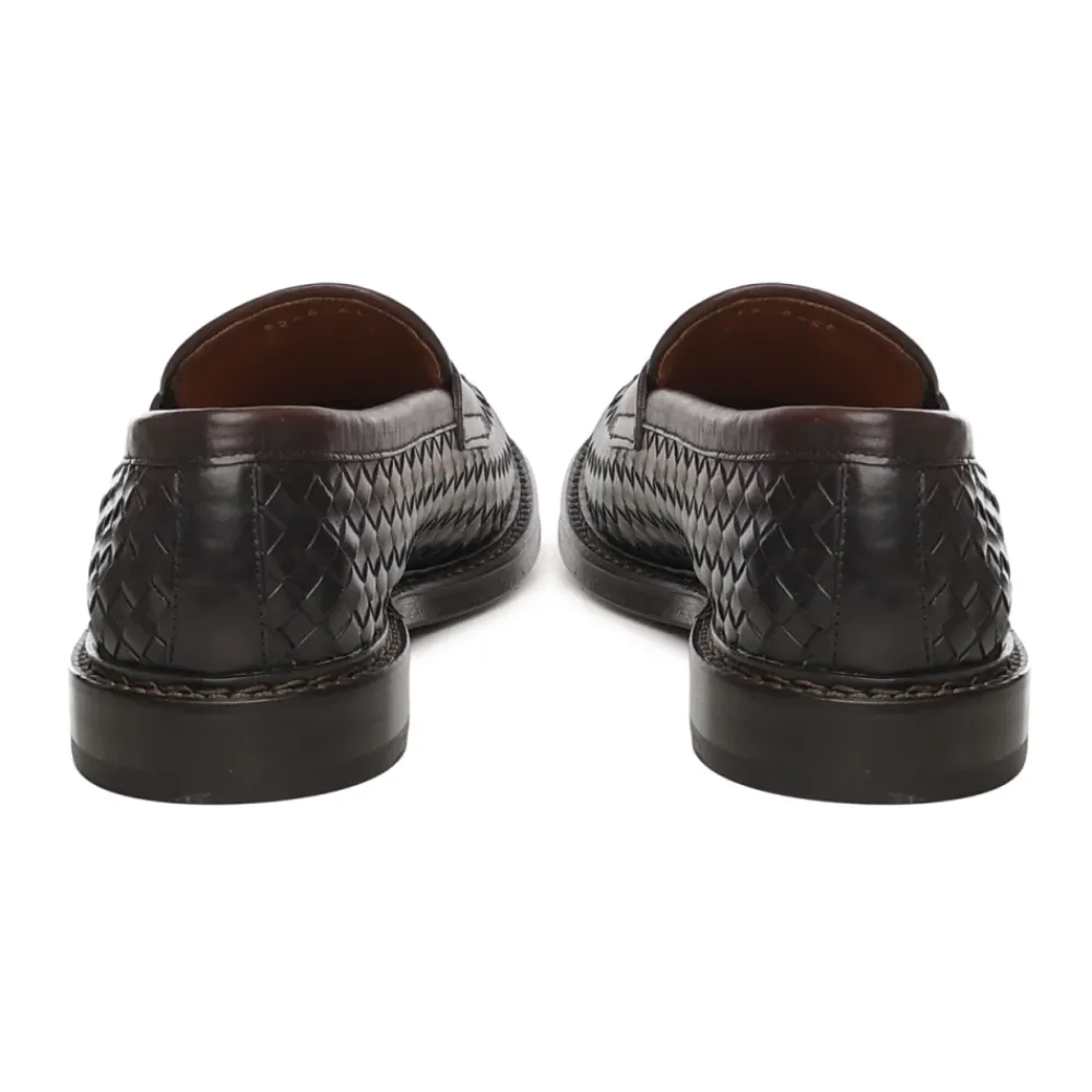 Heren Doucal's Italiaanse Leren Plat Schoenen