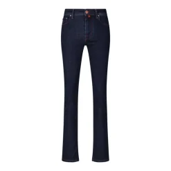 Heren Jacob Cohën Jeans^Italiaanse Slim-Fit Jeans met Denim
