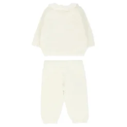 Chloé Bodysuits & Sets^Ivoor Gebreide Geboorte Set Trui Broek