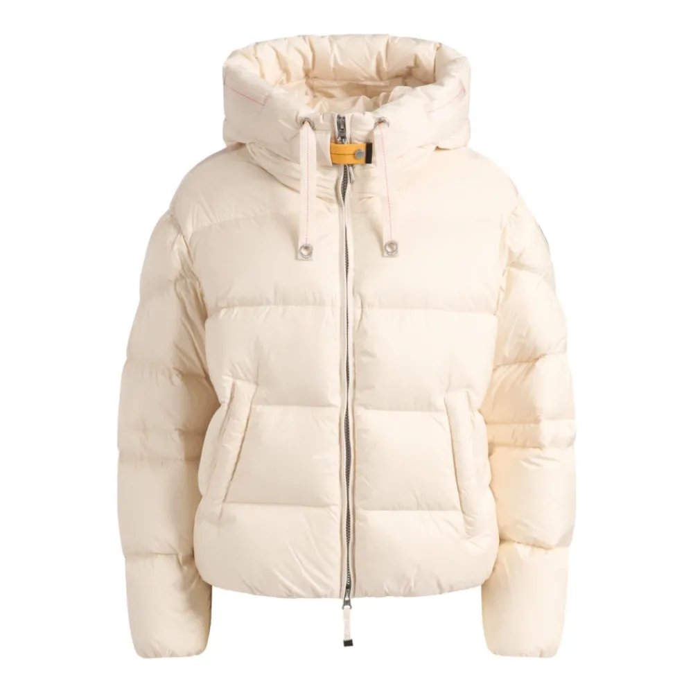 DAMES Parajumpers Jassen^Ivoor Technische Nylon Donsjas Tilly