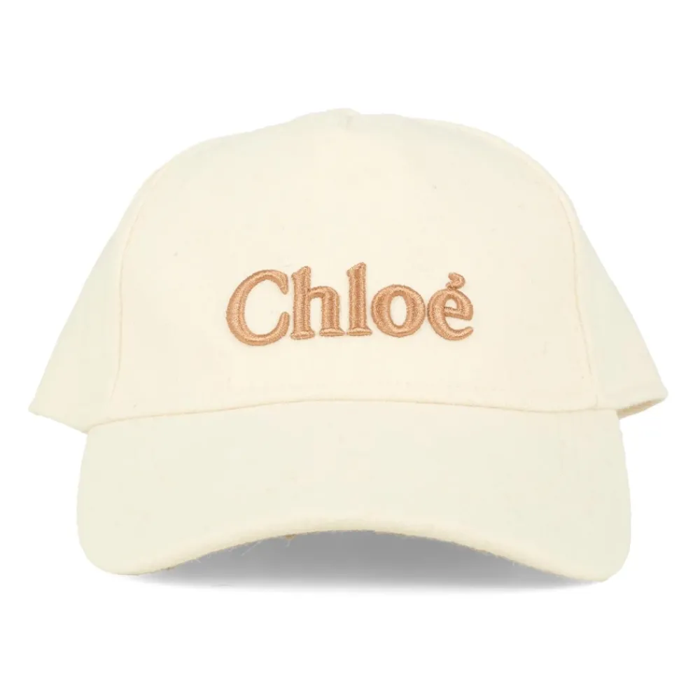 Chloé Ivoor Wolmix Klep Hoed