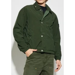 Heren Stone Island Jassen^Jacket met logopatch