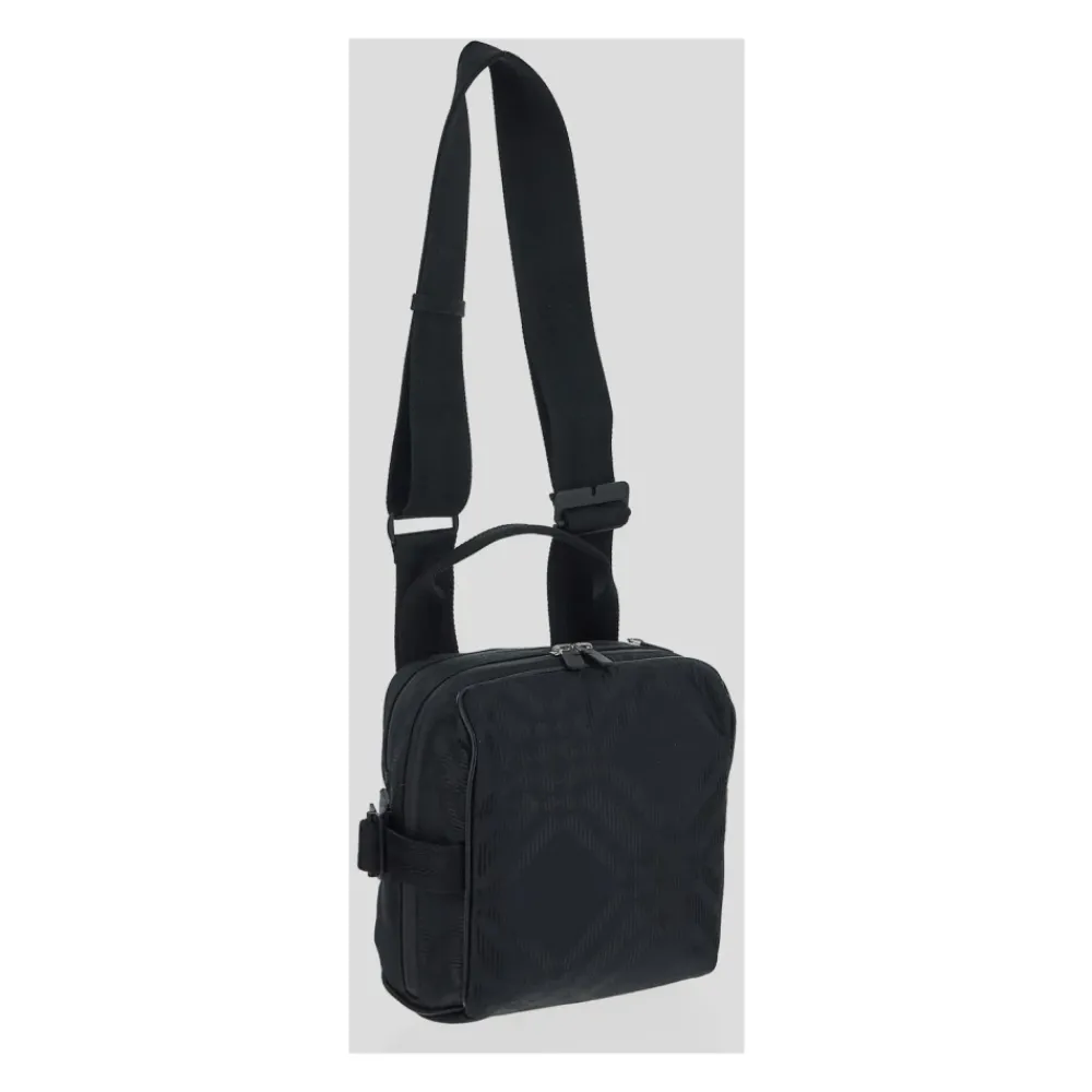 Heren Burberry Tassen^Jacquard Crossbody Tas