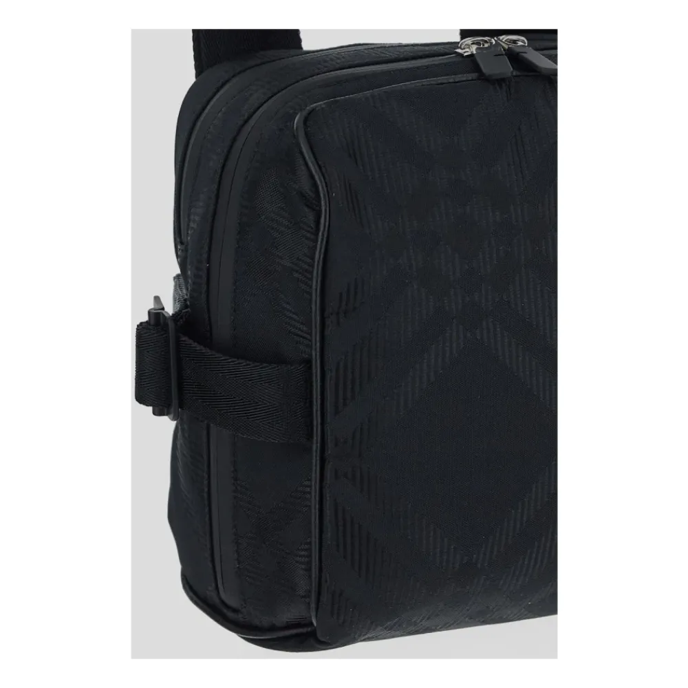 Heren Burberry Tassen^Jacquard Crossbody Tas