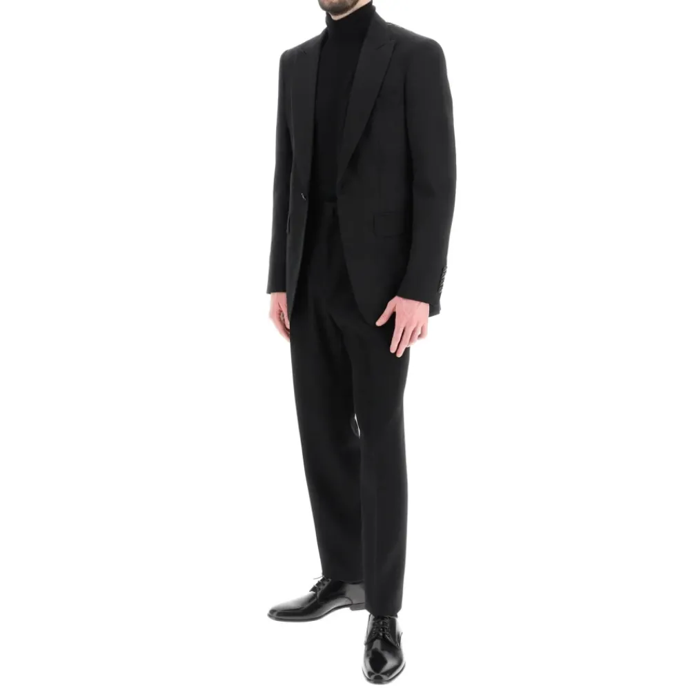 Heren Burberry Kostuums^Jacquard Details Smokingjasje