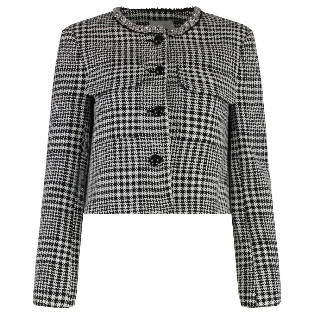 DAMES Self Portrait Jassen^Jacquard Gebreid Jasje