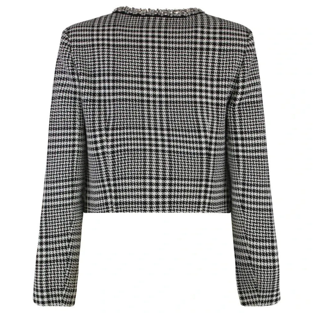 DAMES Self Portrait Jassen^Jacquard Gebreid Jasje