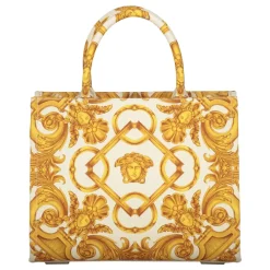 DAMES Versace Shoppers^Jacquard Motif Canvas Tote Bag