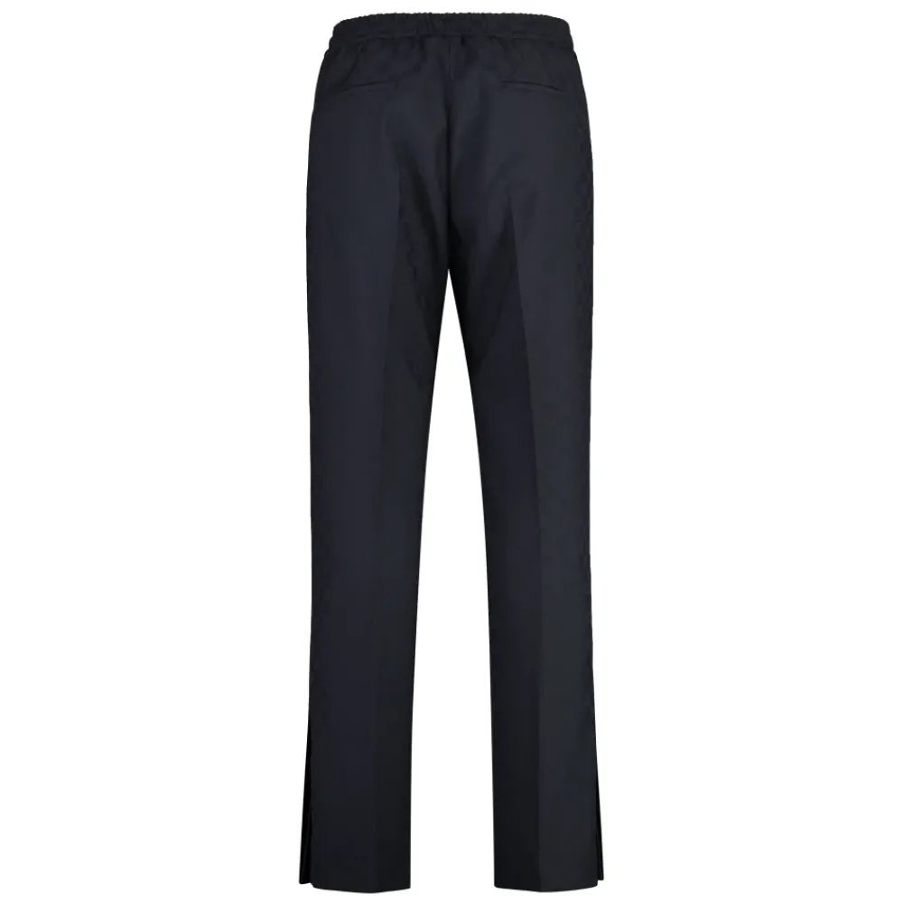 Heren Gucci Jacquard Motif Trousers