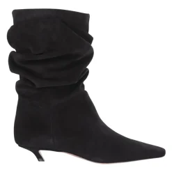 DAMES Amina Muaddi Enkellaarsjes|Laarzen^Jamie Boots van suèdeleer