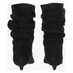 DAMES Amina Muaddi Enkellaarsjes|Laarzen^Jamie Boots van suèdeleer