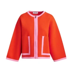 DAMES Essentiel Antwerp Jassen^Jani Cardigan with Contrast