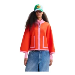 DAMES Essentiel Antwerp Jassen^Jani Cardigan with Contrast