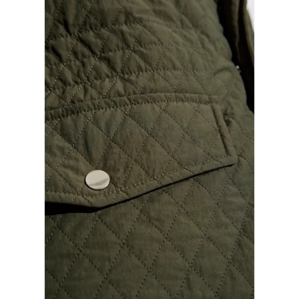 DAMES Burberry Jas met Afneembare Kraag